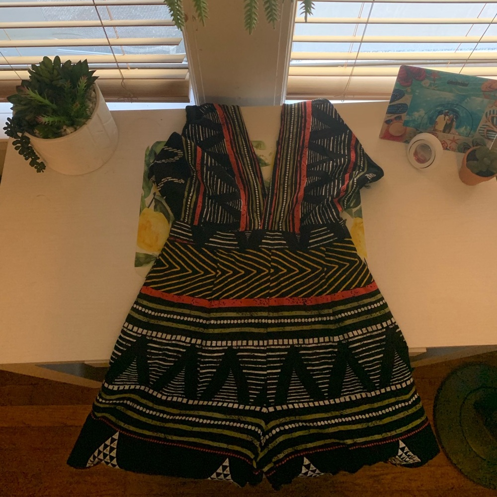 GEO PRINT FULL LENGTH JUMPSUIT
